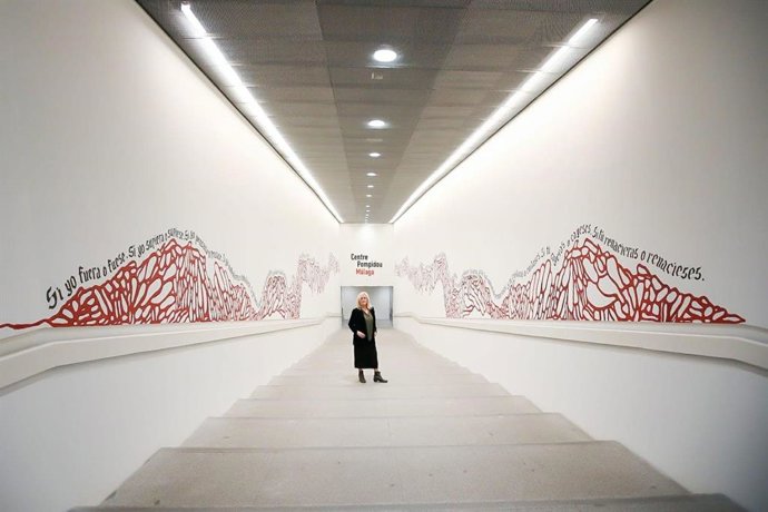 Intervención de Charo Carrera en el Centre Pompidou Málaga