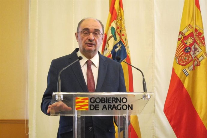 El presidente de Aragón, Javier Lambán, en una fotografía de archivo.