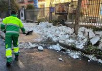 El Ayuntamiento defiende su cálculo de daños tras 'Filomena' por lo que supone el cese de actividad en la capital