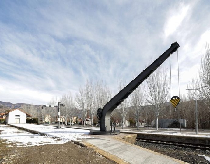Estación de FGC en La Pobla de Segur (Lleida).