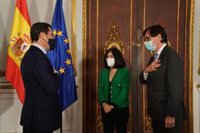 Moreno recibe a Illa y Darias y les expone las peticiones andaluzas para el toque de queda y los confinamientos