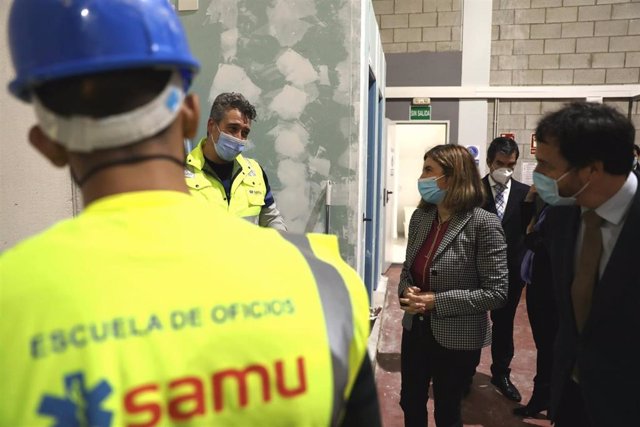 Rocío Blanco, en las instalaciones de Samu