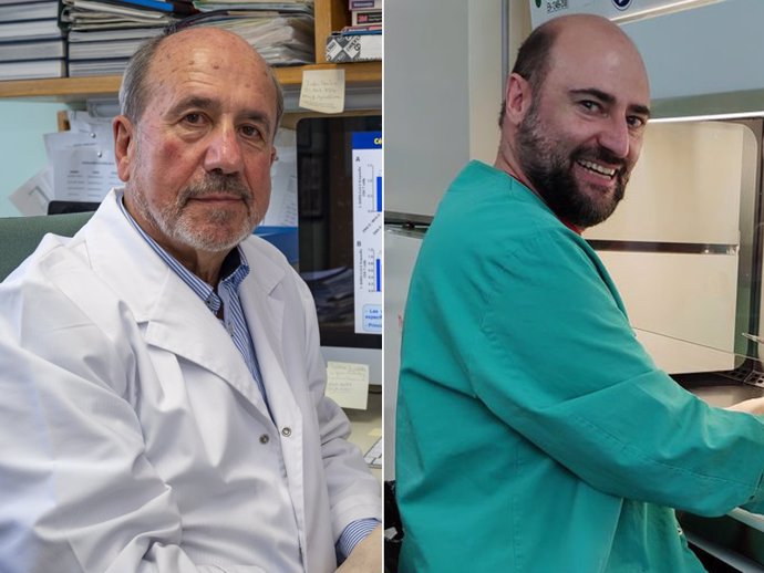 Los virólogos Mariano Esteban y Juan García Arriaza, del CNB-CSIC
