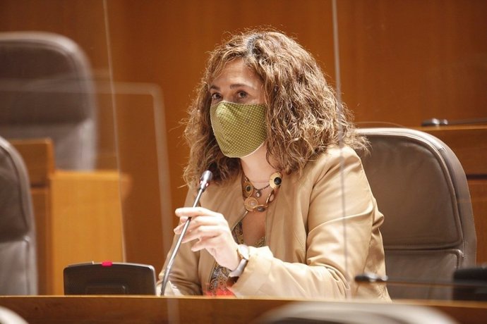 La portavoz de Sanidad de Ciudadanos en las Cortes de Aragón, Susana Gaspar.