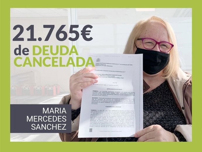 Maria Mercedes Sanchez, clienta de Repara tu deuda abogados.
