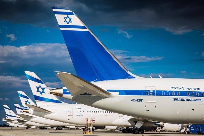 Aviones de la compañía aérea EL AL Israel Airlines