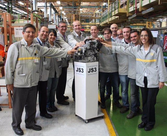 Imagen de archivo de una caja de velocidades fabricada en la factoría de Renault en Sevilla.