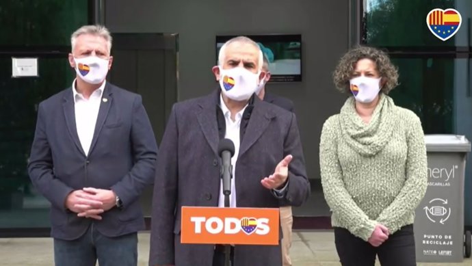 El candidato de Cs a la Presidencia de la Generalitat, Carlos Carrizosa