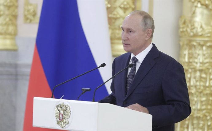 Putin en un discurso en el Senado ruso