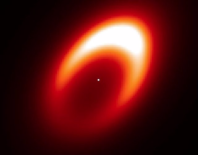 Los astrónomos ven un torbellino alrededor de un posible exoplaneta en ciernes