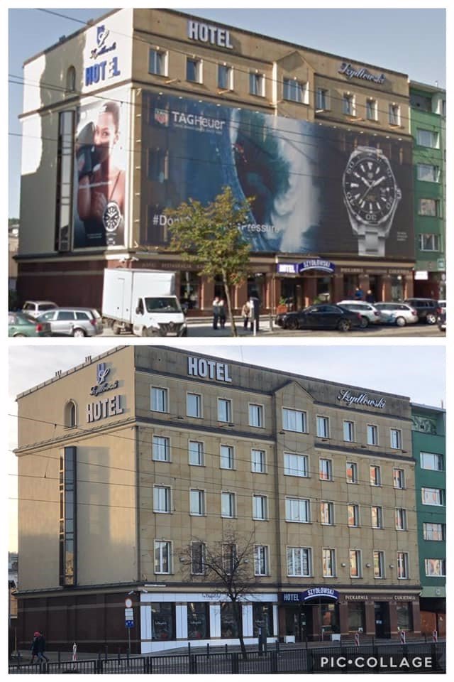 Estas imágenes del antes y el después de la ciudad polaca de Gdansk libre de publicidad muestran el impacto de la Ley de Protección del Paisaje