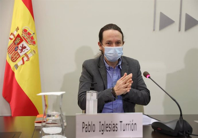 El vicepresidente del Gobierno y ministro de Derechos Sociales y Agenda 2030, Pablo Iglesias.