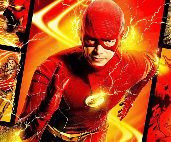 Cartel de la temporada 7 de The Flash