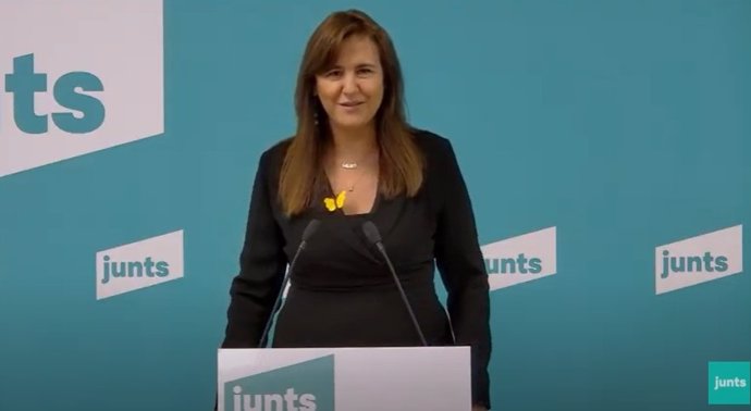 La candidata de JxCat a la presidncia de la Generalitat, Laura Borrs