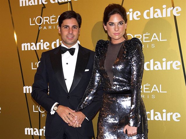 Spanish bullfigther Francisco Rivera and girlfriend Lourdes Montes attend Marie Claire Prix de la Moda Awards 2012 at the French Embassy on November 22, 2012 in Madrid, Spain.