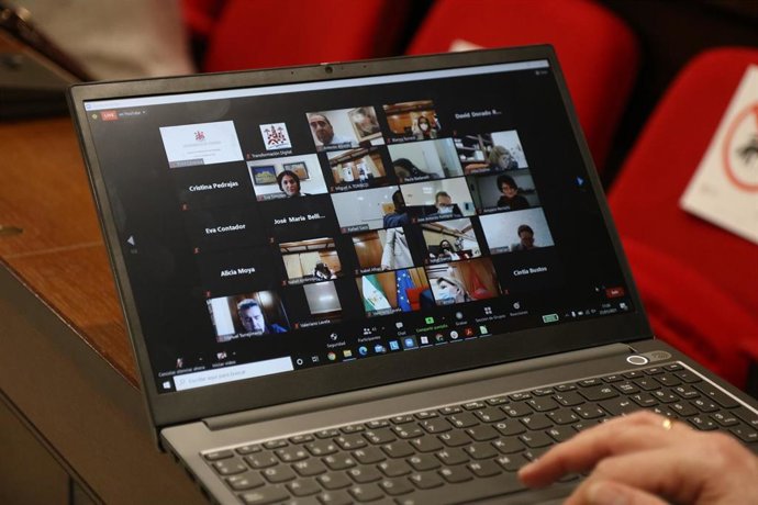 Pleno telemático del Ayuntamiento de Córdoba.