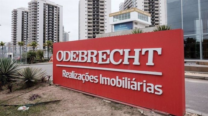 Logo de Odebrecht.