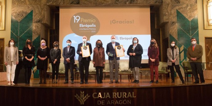 El Teléfono de la Esperanza en Aragón, ganador del 19 Premio Ebrópolis