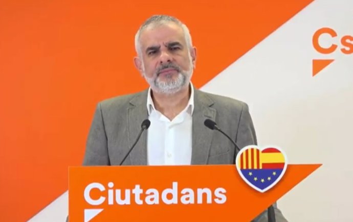 El candidat de Cs a la presidncia de la Generalitat, Carlos Carrizosa