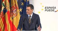 Sánchez dice que España es "el noveno país del mundo en vacunación y el tercero europeo en dosis adminsitradas"