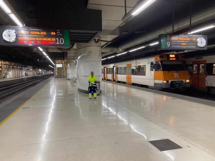 Estación de Sants de Barcelona.