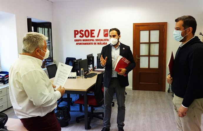 Ediles del grupo municipal socialista en el Ayuntamiento