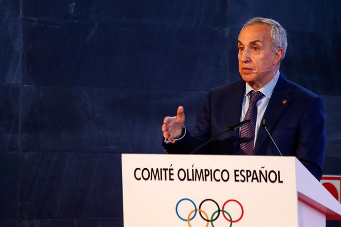 El presidente del Comité Olímpico Español (COE), Alejandro Blanco, en la sede de dicho organismo en Madrid.
