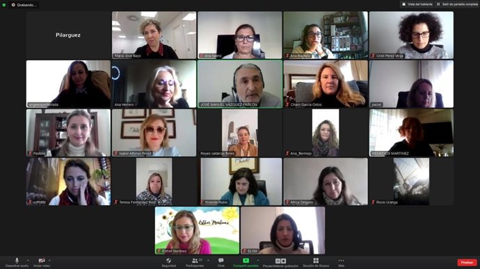 Segunda sesión del programa de coaching para mujeres emprendedoras dentro del programa Intrépida Plus 