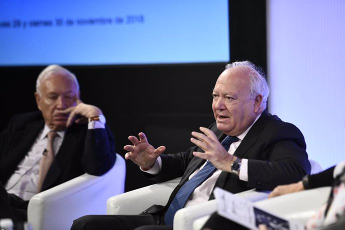 El exministro de Exteriores español Miguel Ángel Moratinos. 