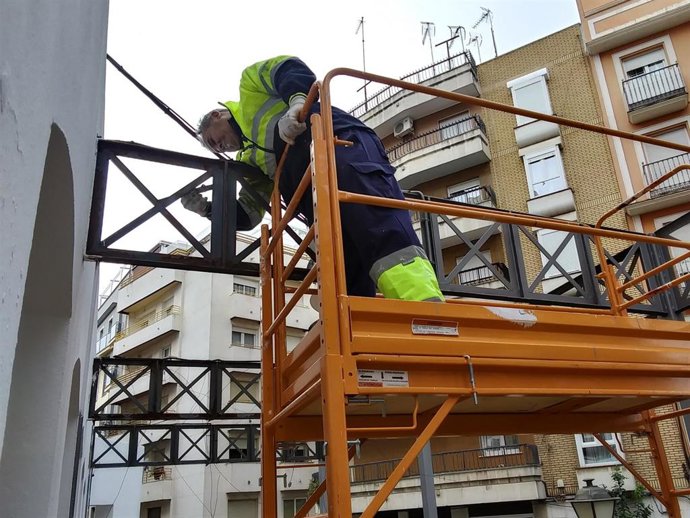 El Ayuntamiento de Huelva ejecuta en diciembre 36 obras de mantenimiento en la ciudad