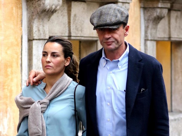 ALESSANDRO LEQUIO Y MARIA PALACIOS DISFRUTAN DE ROMA HORAS ANTES DE BAUTIZAR A SU HIJA