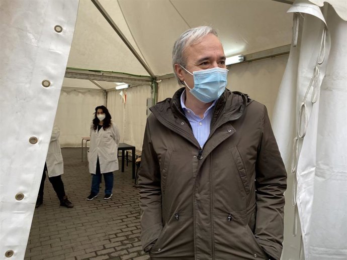 El alcalde de Zaragoza, Jorge Azcón.