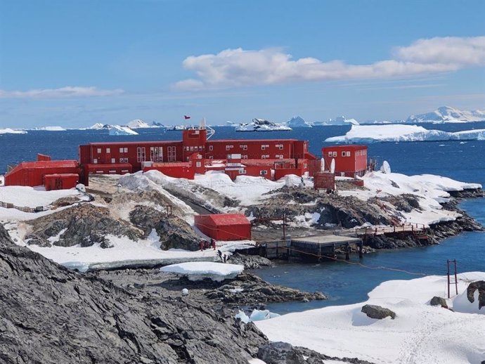 Base Antártica O'Higgins en la Antártida chilena.