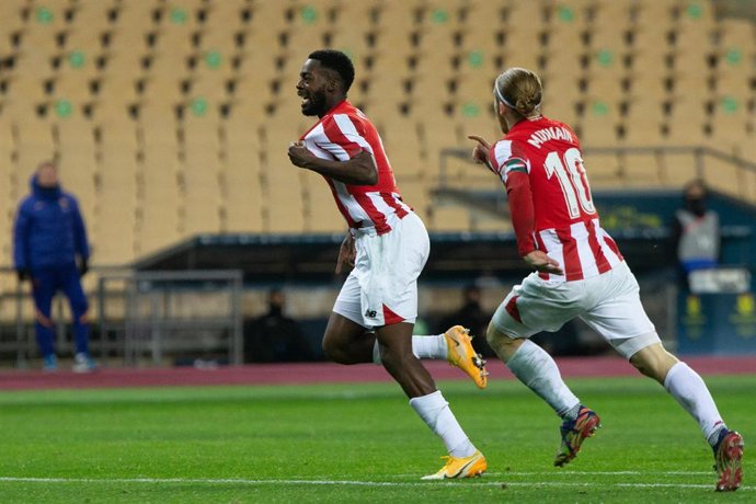 Iñaki Williams e Iker Muniain con el Athletic Club