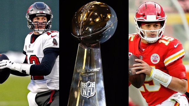 Tom Brady, de Tampa Bay Buccaneers, y Patrick Mahomes, de Kansas City Chiefs, se enfrentarán por el título de la Super Bowl