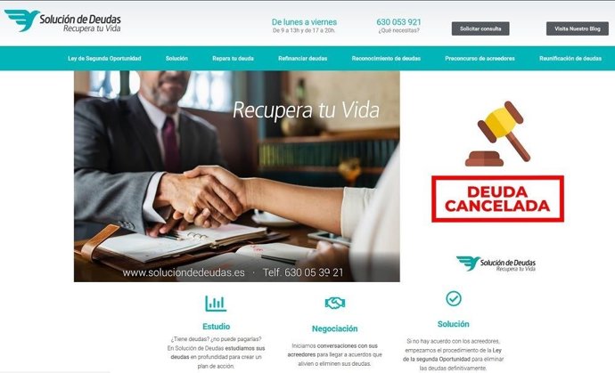 Soluciondedeudas.Es estrena sitio web y nuevas sedes por toda España