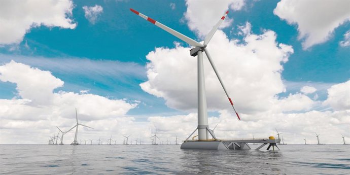Aerogenerador flotante