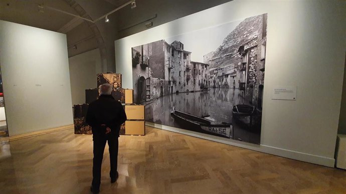 Más de 10.000 personas visitan la exposición 'Heraldo. 125 años de fotografías' en el palacio de Sástago.