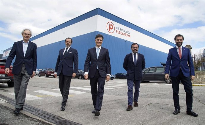 Nuevo Consejo de Administración de Nueva Pescanova, nombrado el 13-4-2020, con José María Benavent en el centro, que será presidente ejecutivo de la compañía.