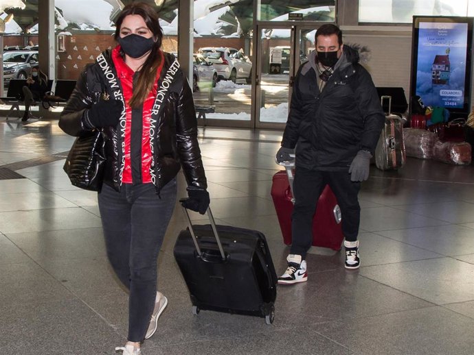 El pasado 14 de enero Marisa Jara y Miguel llegaban enamorados a la capital