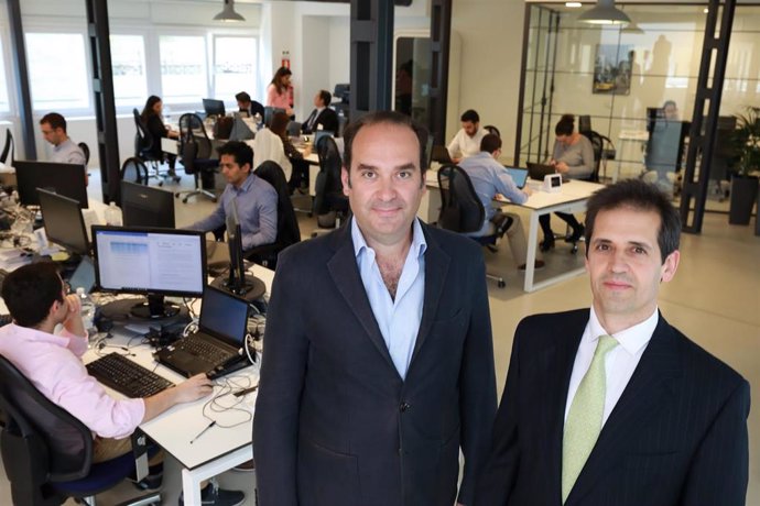 (I-D9 Alfonso de León y Francisco Velazquez, socios de la firma de venture capital Axon
