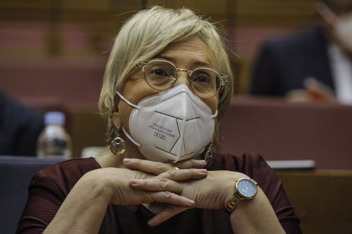 La consellera de Sanidad de la Comunidad Valenciana, Ana Barceló, comparece en la Diputación Permanente de Les Corts
