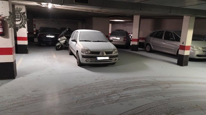 Daños en el garaje comunitario de Logroño realizado por menores