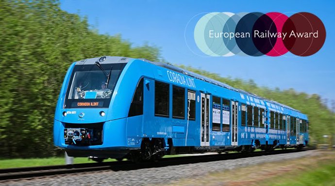 Alstom Coradia iLint, el primer tren de hidrogeno del mundo, recibe el premio European Railway Award 2021