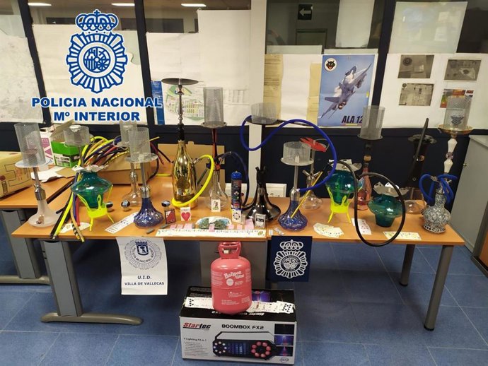 Desmantelada una fiesta ilegal en unas oficinas del polígono industrial de Villa de Vallecas