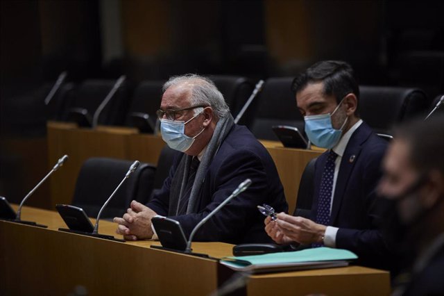 El director de la DGT, Pere Navarro durante la comisión sobre Seguridad Vial en el Congreso de los Diputados, en Madrid (España), a 29 de diciembre de 2020. Reunión para que un miembro del Gobierno responda a las preguntas de los grupos parlamentarios y