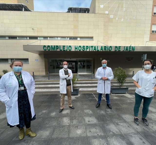 Profesionales de la Unidad de Oncología del Hospital de Jaén.