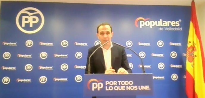 El presidente de la Diputación de Valladolid, Conrado Íscar, presenta su candidatura a la Presidencia del PP provincial.