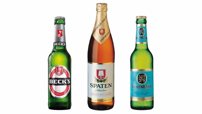 Cervezas Beck's, Spaten y Lwenbru (AB InBev) que distribuirá Mahou San Miguel en España
