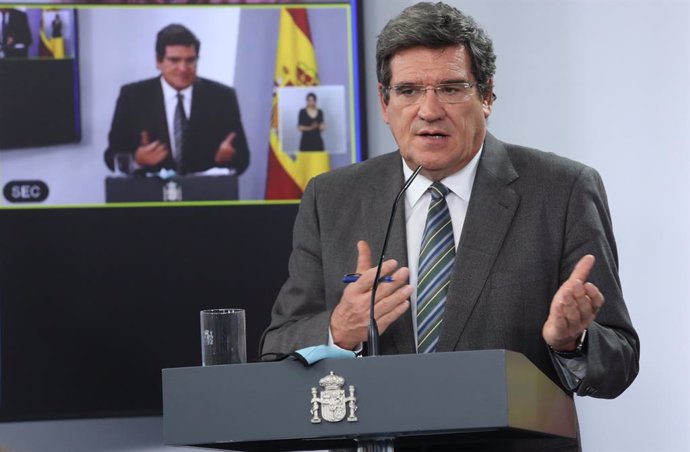 El ministro de Inclusión, Seguridad Social y Migraciones, José Luis Escrivá